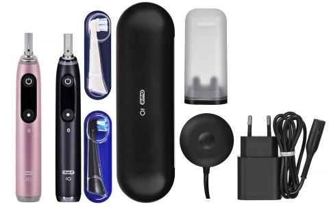 Braun Szcoteczka Oral-B iO Series 9 Duo Black Onyx/Rose Braun Szcoteczka Oral-B iO Series 9 Duo Black Onyx/Rose