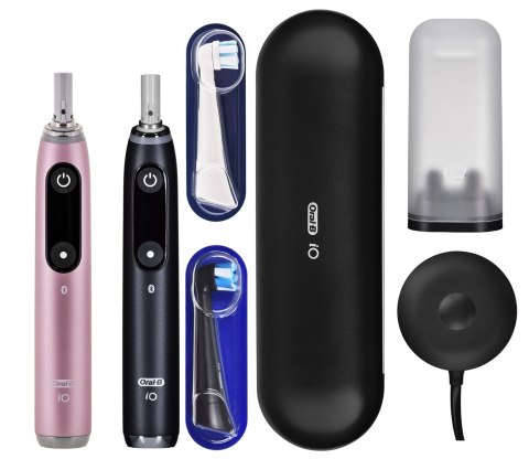 Braun Szcoteczka Oral-B iO Series 9 Duo Black Onyx/Rose Braun Szcoteczka Oral-B iO Series 9 Duo Black Onyx/Rose
