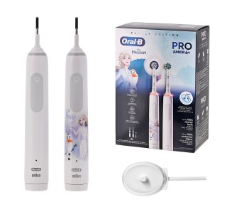 Braun Zestaw 2 szczoteczek Oral-B 3 3000 i Junior Frozen