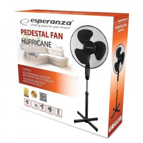 Esperanza Wentylator Esperanza Hurricane EHF001KK (kolor czarny) Esperanza Wentylator Esperanza Hurricane EHF001KK (kolor czarny)