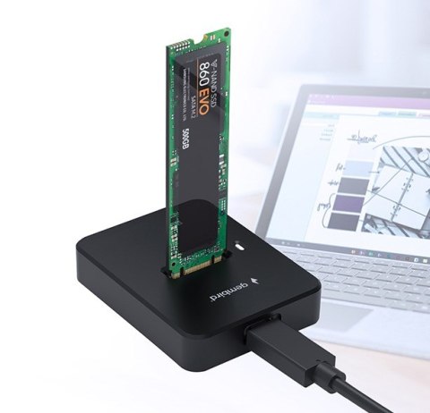 GEMBIRD GEMBIRD STACJA DOKUJĄCA DO DYSKÓW M.2 SATA I NVME SSD CZARNA GEMBIRD GEMBIRD STACJA DOKUJĄCA DO DYSKÓW M.2 SATA I NVME SSD CZARNA