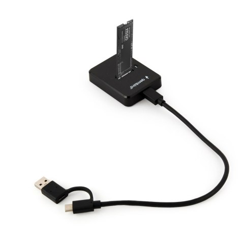 GEMBIRD GEMBIRD STACJA DOKUJĄCA DO DYSKÓW M.2 SATA I NVME SSD CZARNA GEMBIRD GEMBIRD STACJA DOKUJĄCA DO DYSKÓW M.2 SATA I NVME SSD CZARNA
