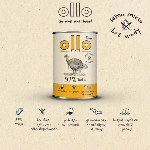 OLLO Ollo Pure Indyk 850g OLLO Ollo Pure Indyk 850g