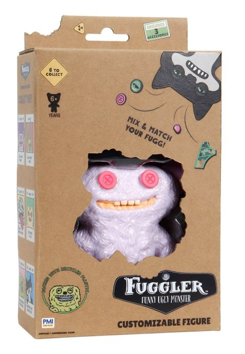 P.M.I. Kids World FUGGLER S1 CUSTOMIZABLE FIGURES 11,5 CM - GRIN GRIN PURPLE P.M.I. Kids World FUGGLER S1 CUSTOMIZABLE FIGURES 11,5 CM - GRIN GRIN PURPLE