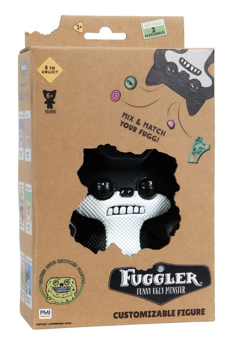 P.M.I. Kids World FUGGLER S1 CUSTOMIZABLE FIGURES 11,5 CM - SUSPICIOUS FOX BLACK CHASE P.M.I. Kids World FUGGLER S1 CUSTOMIZABLE FIGURES 11,5 CM - SUSPICIOUS FOX BLACK CHASE