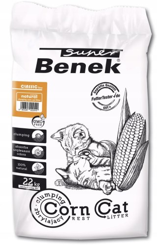 Super Benek Super Benek Żwirek Corn Naturalny 35l / 22kg (WYPRZEDAŻ)
