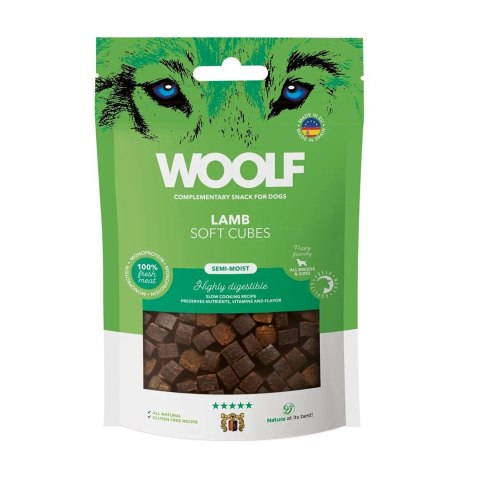 WOOLF WOOLF SOFT CUBES LAMB MONOPROTEIN przysmak dla psa - 100g WOOLF WOOLF SOFT CUBES LAMB MONOPROTEIN przysmak dla psa - 100g