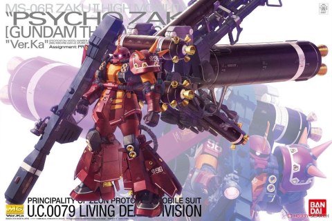 BANDAI MG 1/100 MS-06R ZAKU II HMT "PSYCHO ZAKU" Ver.Ka BANDAI MG 1/100 MS-06R ZAKU II HMT "PSYCHO ZAKU" Ver.Ka