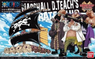 BANDAI ONE PIECE GRAND SHIP COLLECTION MARSHALL D.TEACH'S PIRATE SHIP