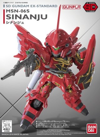 BANDAI SDEX MSN-06S SINANJU