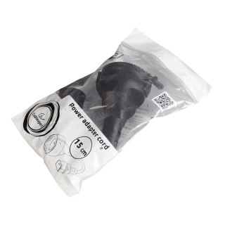 GEMBIRD Adapter GEMBIRD PC-SFC14M-01 (C14 / IEC C14 / IEC 320 C14 M - Schuko, Shuko F; 0,15m; kolor czarny)