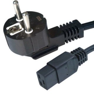 GEMBIRD GEMBIRD KABEL ZASILAJĄCY SERWEROWY C19 (SCHUKO/IEC320) 16A, 1.8M, CZARNY