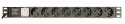 GEMBIRD GEMBIRD LISTWA ZASILAJĄCA RACK 19" PDU EG-PDU-014 1U, 16A, 8X SCHUKO, KABEL 3M