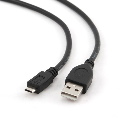 GEMBIRD Kabel GEMBIRD CCP-MUSB2-AMBM-1M (Micro USB M - USB M; 1m; kolor czarny) GEMBIRD Kabel GEMBIRD CCP-MUSB2-AMBM-1M (Micro USB M - USB M; 1m; kolor czarny)