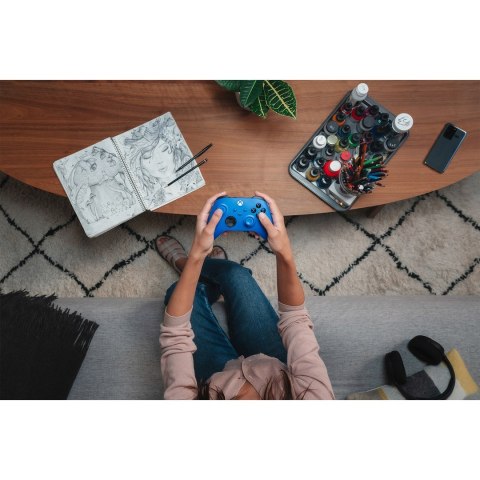 Microsoft Microsoft Xbox Series kontroler bezprzewodowy Blue (WYPRZEDAŻ) Microsoft Microsoft Xbox Series kontroler bezprzewodowy Blue (WYPRZEDAŻ)