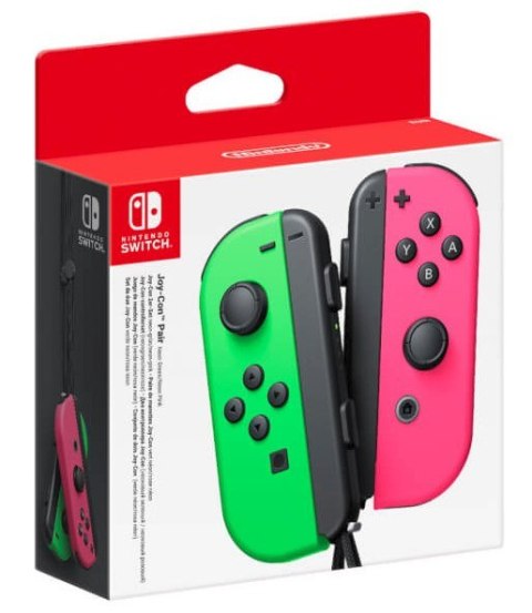 NINTENDO Kontrolery Nintendo Joy-Con Pair Neon Green/Neon Pink NINTENDO Kontrolery Nintendo Joy-Con Pair Neon Green/Neon Pink