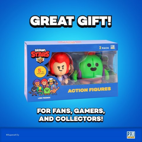 P.M.I. Kids World BRAWL STARS S1 ACTION FIGURES 11cm - 2 PACK VER.A P.M.I. Kids World BRAWL STARS S1 ACTION FIGURES 11cm - 2 PACK VER.A