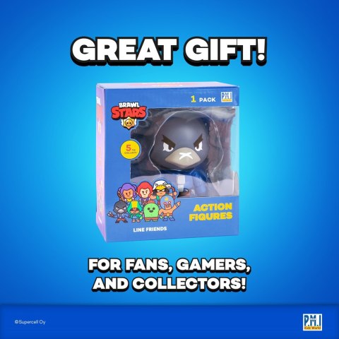 P.M.I. Kids World BRAWL STARS S1 ACTION FIGURES 11cm - CROW P.M.I. Kids World BRAWL STARS S1 ACTION FIGURES 11cm - CROW