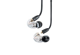 SHURE Shure SE215DYCL+UNI-EFS - Słuchawki douszne AONIC215 z pojedynczym przetwornikiem i kablem 3.5mm (przezroczyste)