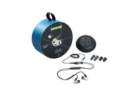 SHURE Shure SE215DYCL+UNI-EFS - Słuchawki douszne AONIC215 z pojedynczym przetwornikiem i kablem 3.5mm (przezroczyste) SHURE Shure SE215DYCL+UNI-EFS - Słuchawki douszne AONIC215 z pojedynczym przetwornikiem i kablem 3.5mm (przezroczyste)