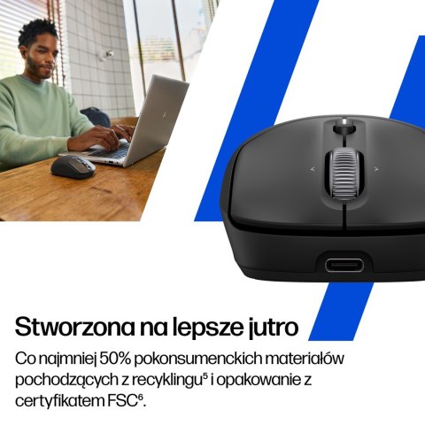 Hewlett-Packard Mysz HP 700 Rechargeable Mouse Black bezprzewodowa z akumulatorem czarna AZ7B0AA Hewlett-Packard Mysz HP 700 Rechargeable Mouse Black bezprzewodowa z akumulatorem czarna AZ7B0AA
