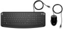 Hewlett-Packard Zestaw klawiatura + mysz HP Pavilion Keyboard and Mouse 200 Combo przewodowe czarne 9DF28AA