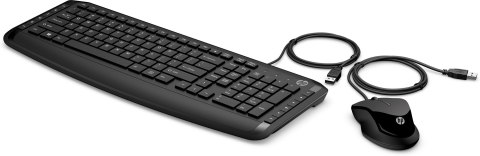 Hewlett-Packard Zestaw klawiatura + mysz HP Pavilion Keyboard and Mouse 200 Combo przewodowe czarne 9DF28AA