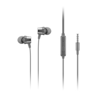 Lenovo Słuchawki douszne z mikrofonem Lenovo 110, GXD1J77354, szare