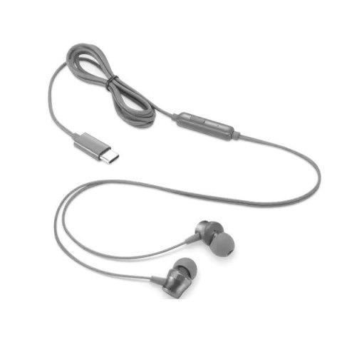 Lenovo Słuchawki douszne z mikrofonem Lenovo 300 GXD1J77353 USB-C szare Lenovo Słuchawki douszne z mikrofonem Lenovo 300 GXD1J77353 USB-C szare
