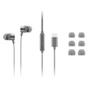 Lenovo Słuchawki douszne z mikrofonem Lenovo 300 GXD1J77353 USB-C szare