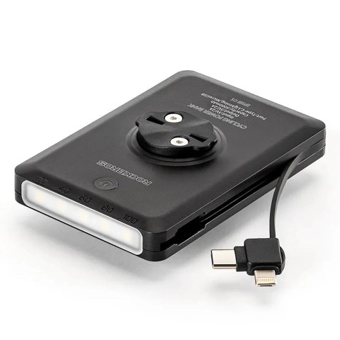 Rockbros Lampka rowerowa Rockbros JP008 przednia pod licznik z powerbankiem 5000mAh 150lm IPX6 - czarna