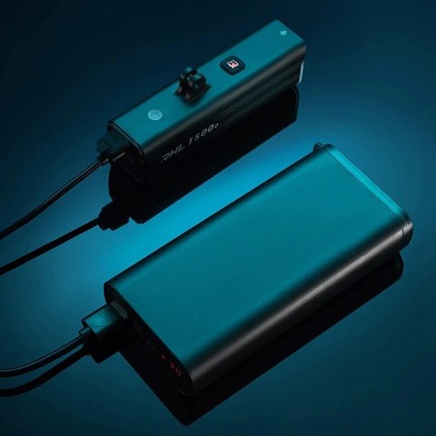 Rockbros Lampka rowerowa Rockbros RHL1500 przednia 5000mAh 1500lm IPX6 - czarna