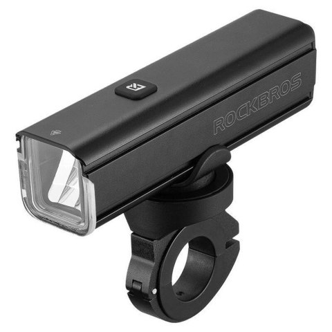 Rockbros Lampka rowerowa przednia Rockbros 24610002001 1000 lm + kabel USB-C - USB-A - czarna