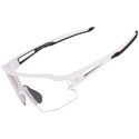 Rockbros Okulary rowerowe Rockbros 10172 fotochromowe UV400 - białe