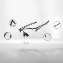 Rockbros Okulary rowerowe Rockbros 10175 fotochromowe UV400 - czarne