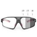 Rockbros Okulary rowerowe Rockbros SP216BK fotochromowe UV400 - czarno-czerwone Rockbros Okulary rowerowe Rockbros SP216BK fotochromowe UV400 - czarno-czerwone