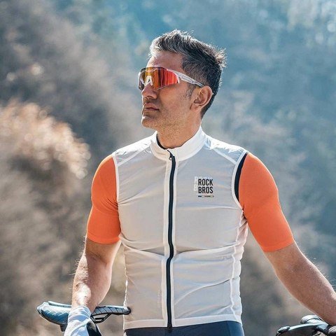 Rockbros Okulary rowerowe Rockbros SP291 fotochromowe UV400 - białe Rockbros Okulary rowerowe Rockbros SP291 fotochromowe UV400 - białe