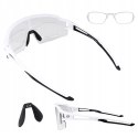 Rockbros Okulary rowerowe Rockbros fotochromowe z ochroną UV i wkładką korekcyjną - białe Rockbros Okulary rowerowe Rockbros fotochromowe z ochroną UV i wkładką korekcyjną - białe