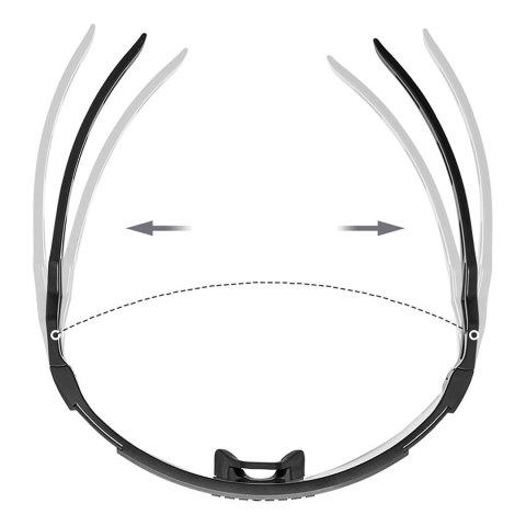 Rockbros Okulary rowerowe Rockbros fotochromowe, z ochroną UV i wkładką korekcyjną - białe Rockbros Okulary rowerowe Rockbros fotochromowe, z ochroną UV i wkładką korekcyjną - białe