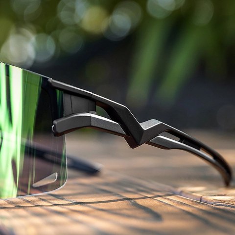 Rockbros Okulary rowerowe Rockbros fotochromowe, z ochroną UV i wkładką korekcyjną - przezroczyste czarne Rockbros Okulary rowerowe Rockbros fotochromowe, z ochroną UV i wkładką korekcyjną - przezroczyste czarne