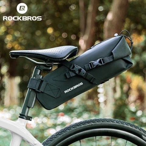 Rockbros Torba rowerowa Rockbros 30130061001 pod siodełko 3L - czarna Rockbros Torba rowerowa Rockbros 30130061001 pod siodełko 3L - czarna