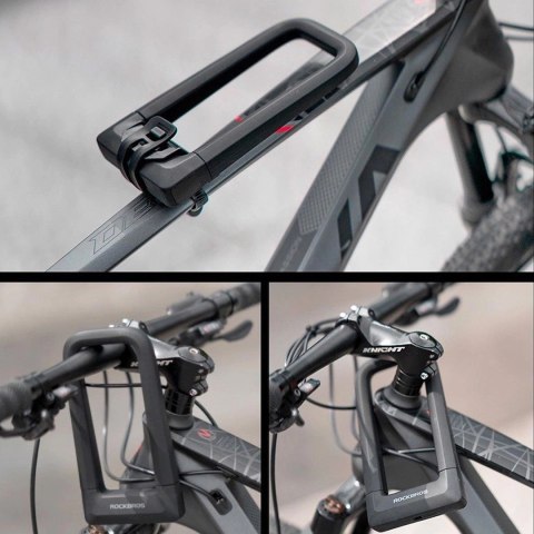 Rockbros Zapięcie rowerowe Rockbros RKS626-BKU-lock - czarne