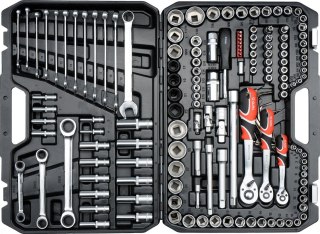 YATO Zestaw kluczy XXL YATO 150szt. 1/4"-3/8"-1/2" 38811