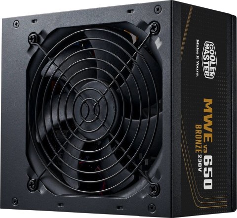 Cooler Master COOLER MASTER ZASILACZ MWE Bronze V3 650 W Cooler Master COOLER MASTER ZASILACZ MWE Bronze V3 650 W