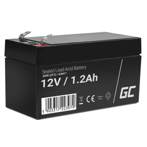 Green Cell GREEN CELL AKUMULATOR ŻELOWY AGM17 12V 1,2AH Green Cell GREEN CELL AKUMULATOR ŻELOWY AGM17 12V 1,2AH
