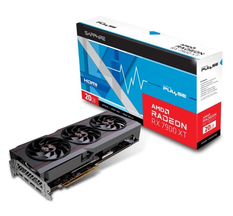 Sapphire Karta graficzna SAPPHIRE Radeon RX 7900 XT PULSE Gaming OC 20GB (WYPRZEDAŻ) Sapphire Karta graficzna SAPPHIRE Radeon RX 7900 XT PULSE Gaming OC 20GB (WYPRZEDAŻ)