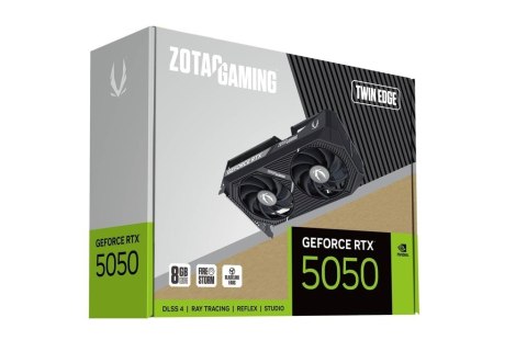ZOTAC Karta graficzna ZOTAC GAMING GeForce RTX 5050 TWIN EDGE 8GB ZOTAC Karta graficzna ZOTAC GAMING GeForce RTX 5050 TWIN EDGE 8GB