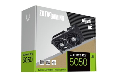 ZOTAC Karta graficzna ZOTAC GAMING GeForce RTX 5050 TWIN EDGE OC 8GB ZOTAC Karta graficzna ZOTAC GAMING GeForce RTX 5050 TWIN EDGE OC 8GB
