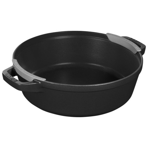 Zestaw 3 naczyń żeliwnych z pokrywką STAUB 40508-386-0 - czarny 24 cm Zestaw 3 naczyń żeliwnych z pokrywką STAUB 40508-386-0 - czarny 24 cm