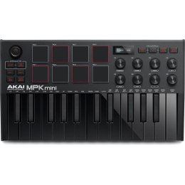 AKAI AKAI MPK MINI 3 BLACK - Mini klawiatura sterująca